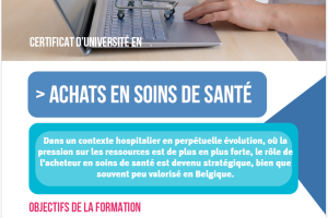 Mercurhosp - Actualité - Certificat d'Université en Achats en Soins de Santé (ULB -HELSCI)